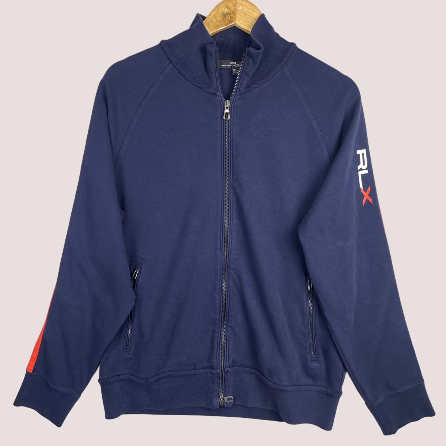 RLX Ralph Lauren RLX Ralph Lauren Track Jacket Mens Large Navy Blue Zip Up Performance Outdoor Size US L / EU 52-54 / 3 - 1 Thumbnail
