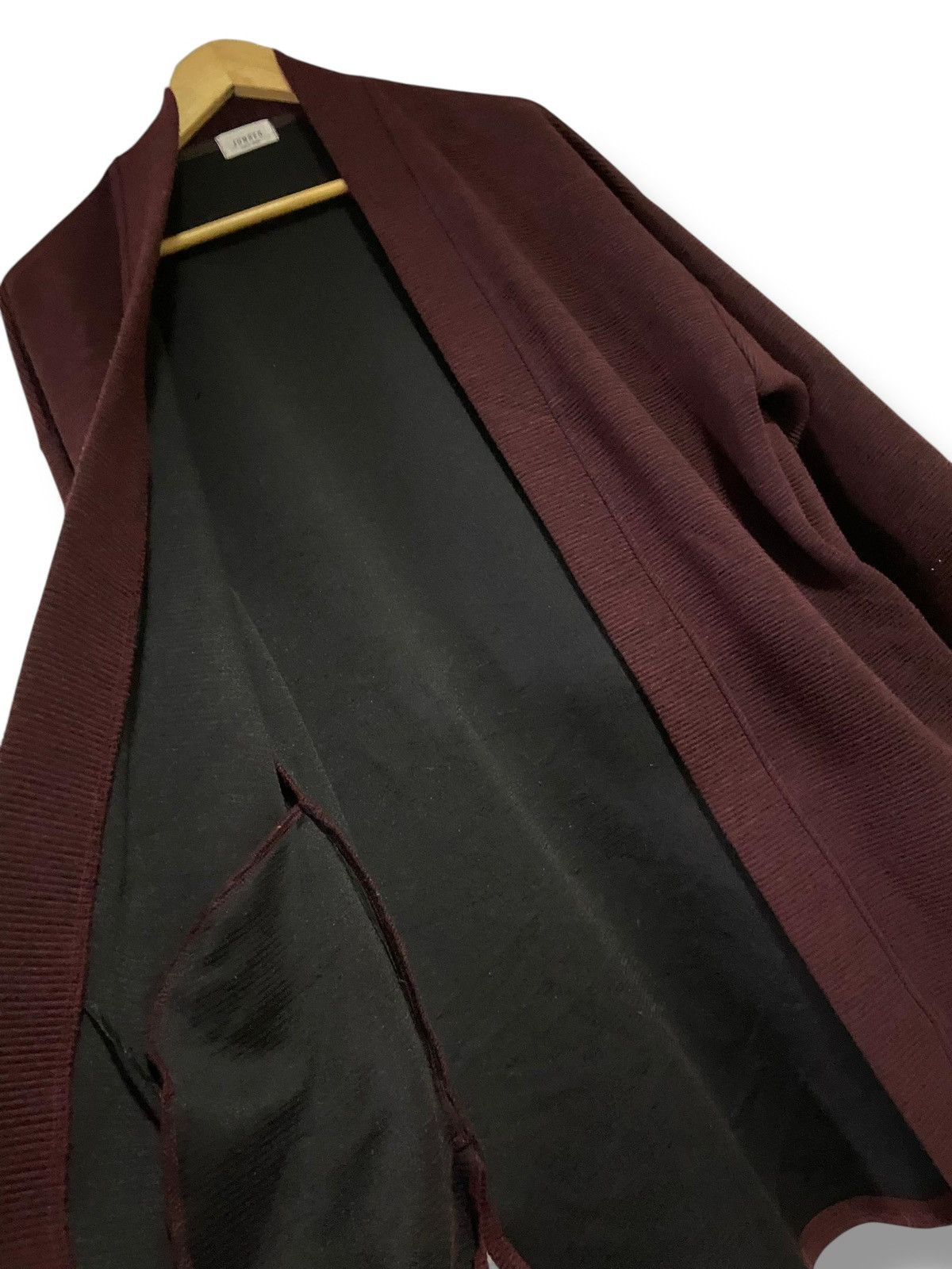Japanese Brand JUNRED TOKYO Ribbed Long Open Cardigan (154) Size US S / EU 44-46 / 1 - 7 Thumbnail