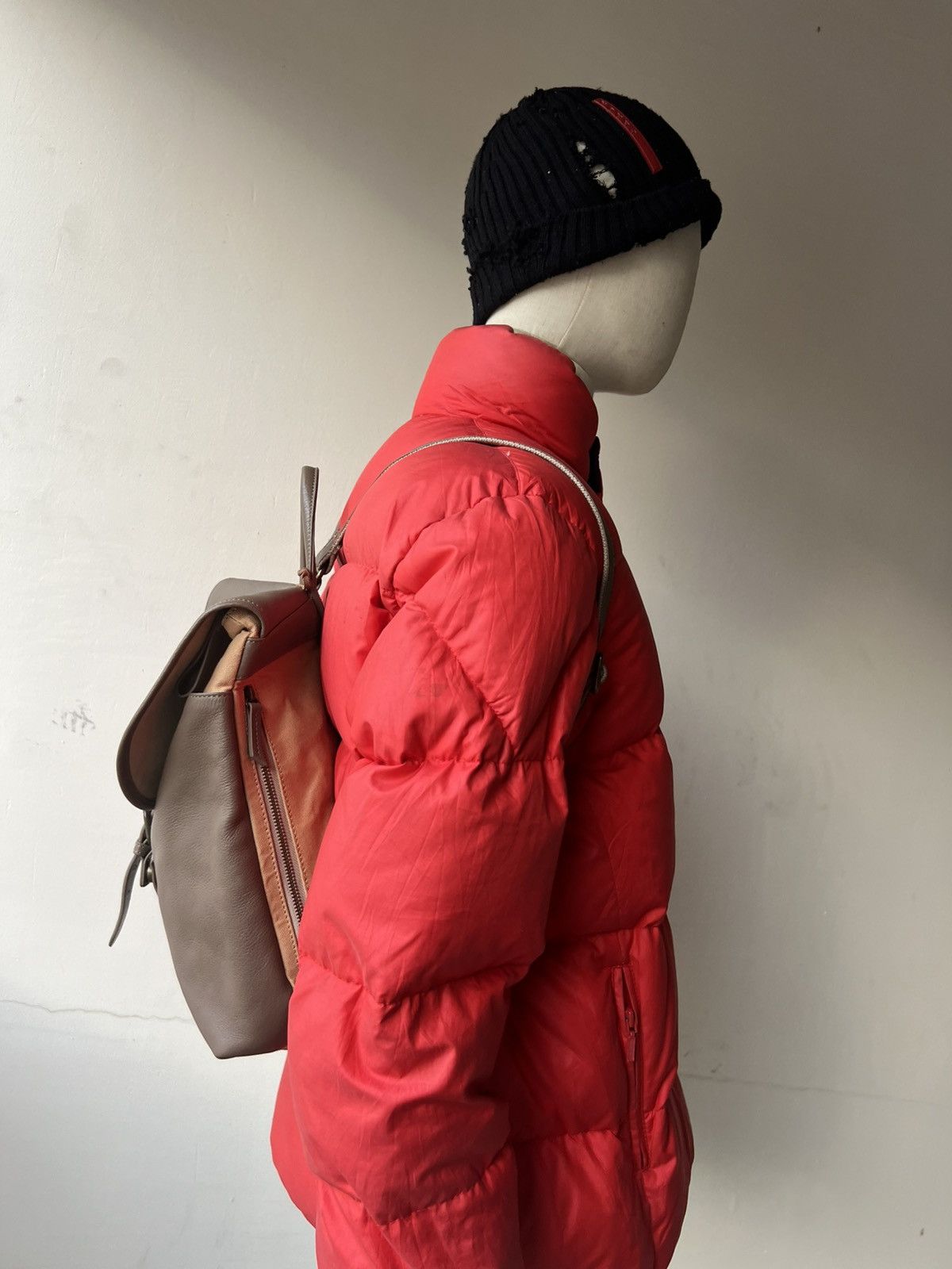 Leather Faucon Hawk Company Japan Leather Hybrid Backpack Size ONE SIZE - 6 Thumbnail