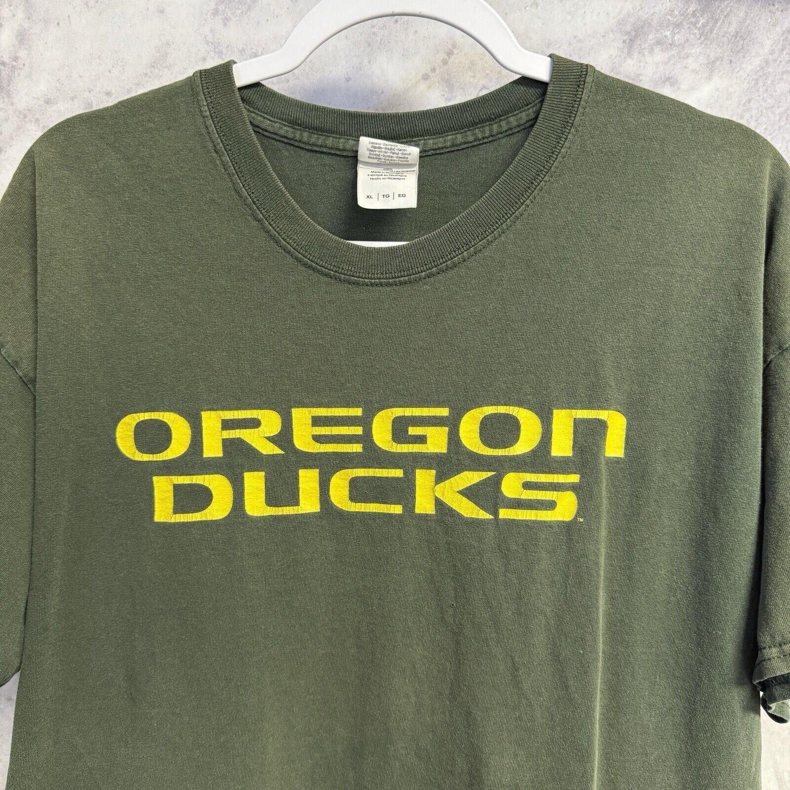 Other Oregon Ducks T Shirt Mens XL Green Short Sleeve University C Size US XL / EU 56 / 4 - 1 Thumbnail