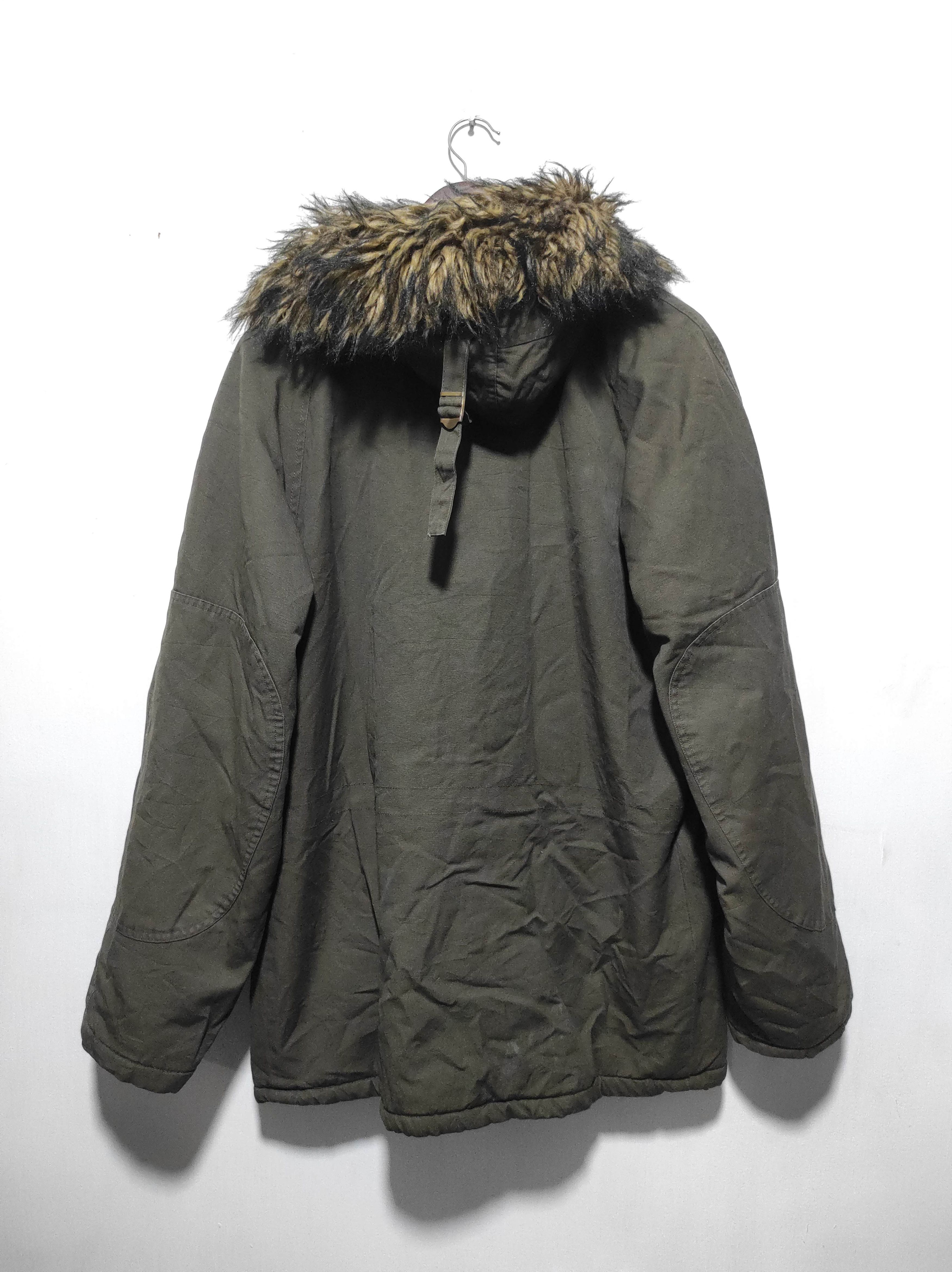 If Six Was Nine MAC EYE Fur Parka Detachable Sherpa Lining Olive N-3B Style Size US L / EU 52-54 / 3 - 19 Thumbnail