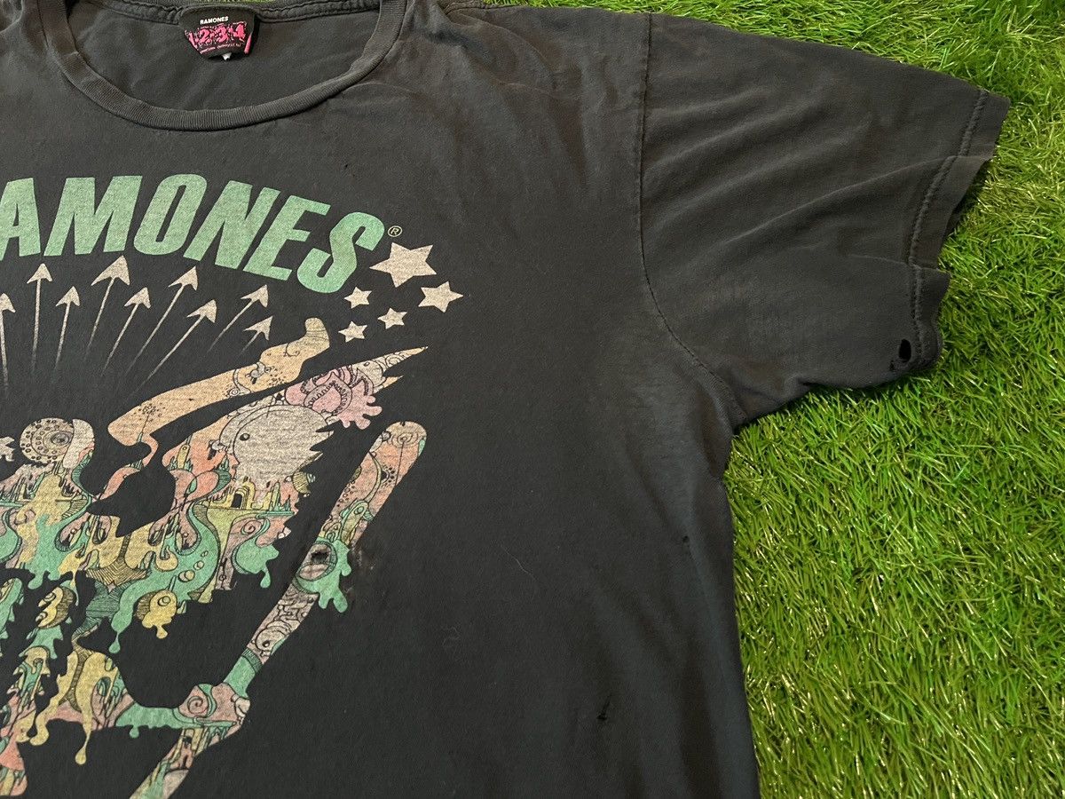 Band Tees Vintage Ramones 1234 T Shirt Y2K Grunge Punk Eagle 2007 Size US XXL / EU 58 / 5 - 3 Thumbnail