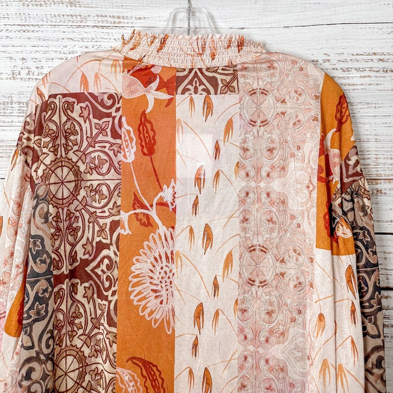 Zara Zara Floral Peasant Peplum Tie Neck Blouse, NWT, Medium Size M / US 6-8 / IT 42-44 - 13 Thumbnail