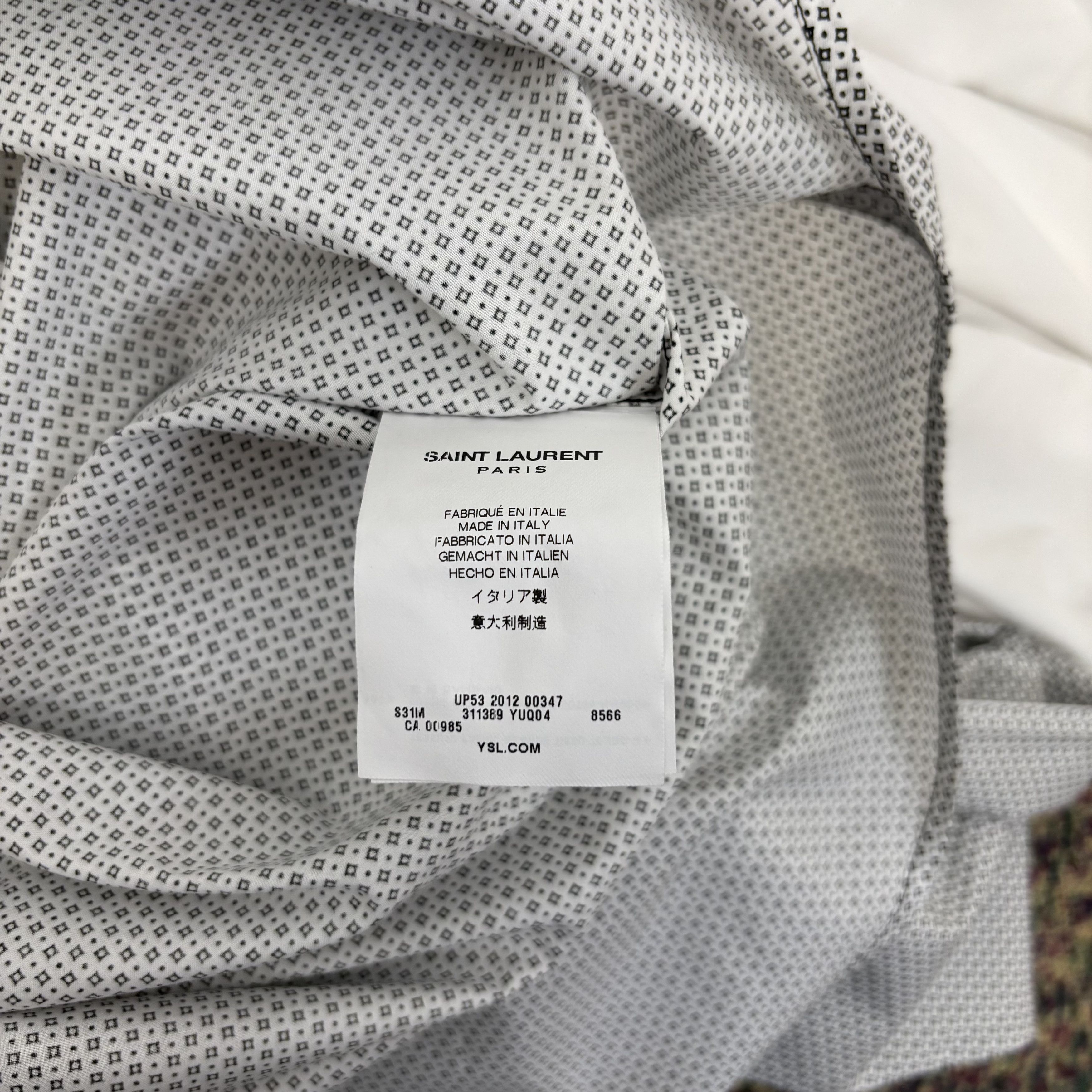 Saint Laurent Paris Saint Laurent Shirt Size US XL / EU 56 / 4 - 4 Thumbnail