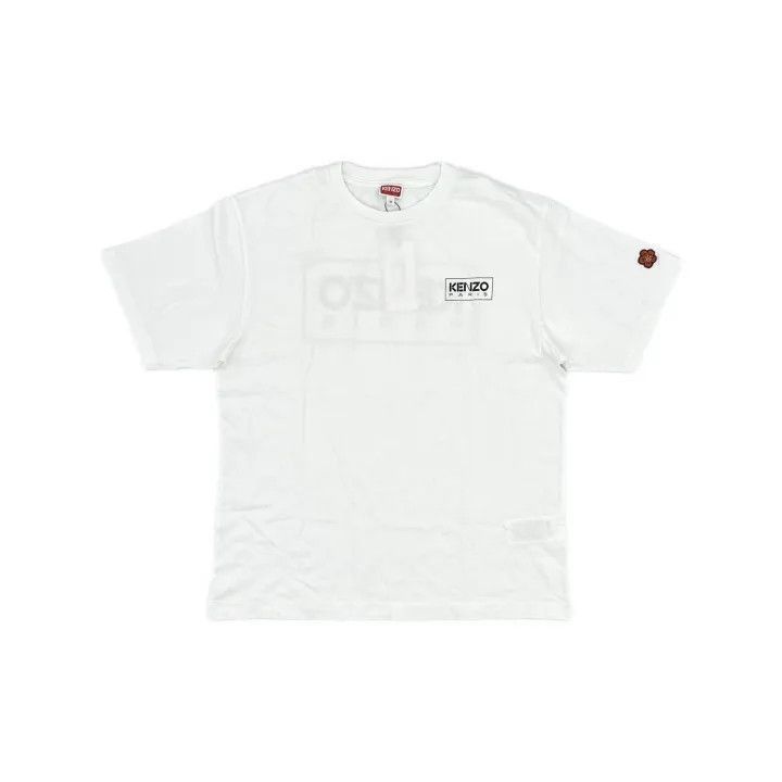 Kenzo KENZO SS22 Logo Print White Short Sleeve T-Shirt -2507 Size US M / EU 48-50 / 2 - 2 Thumbnail