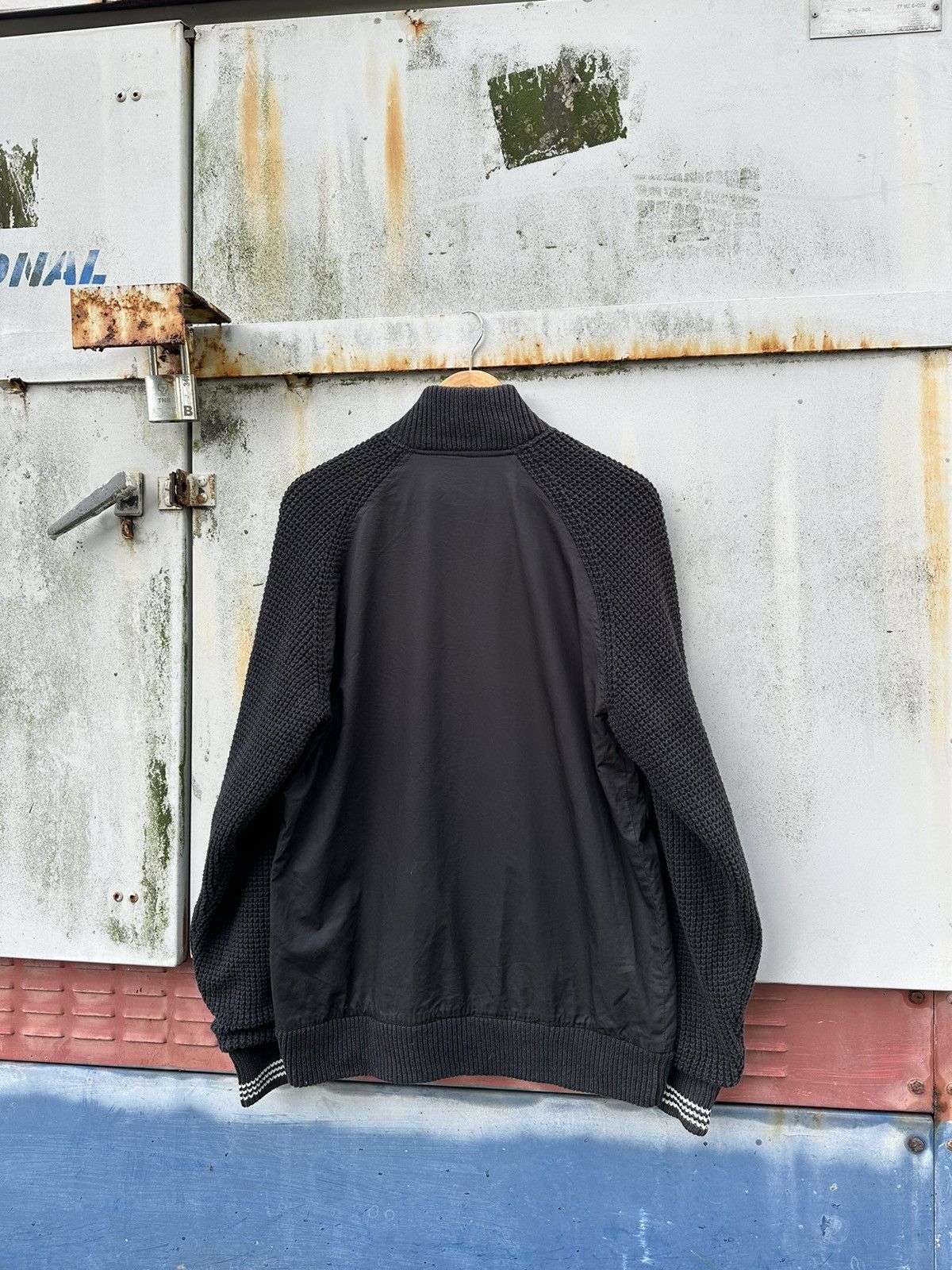 Adidas 👹Adidas Knitted Sleeves Bomber Jacket Size US L / EU 52-54 / 3 - 7 Thumbnail