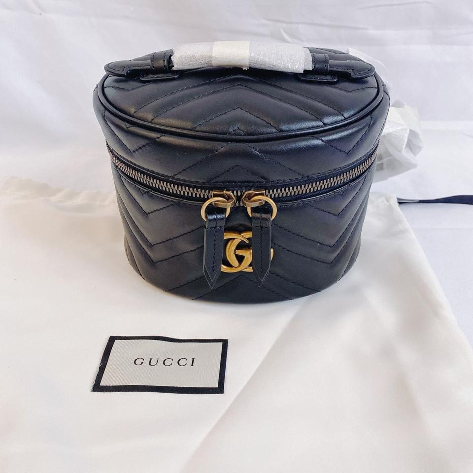 Gucci GUCCI Marmont GG logo quilted leather vanity bag backpack Size ONE SIZE - 5 Thumbnail