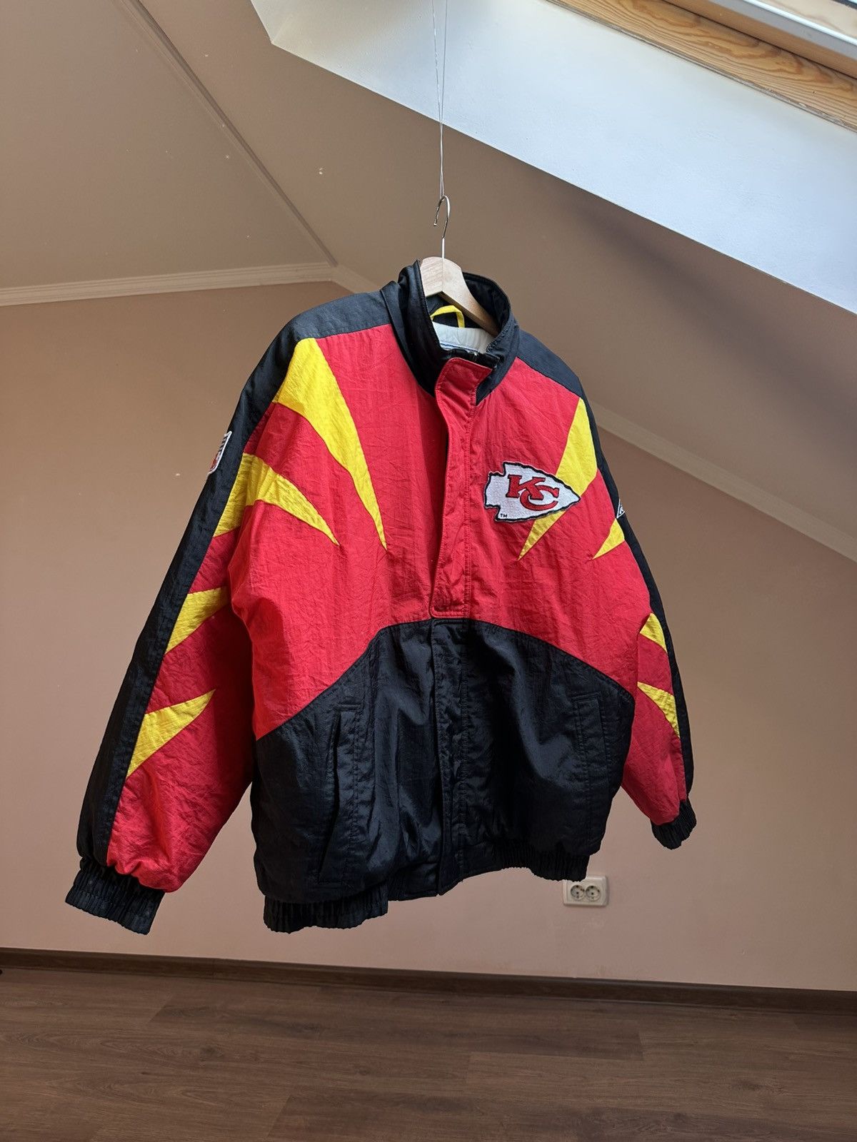 Apex One Vntg 80s NFL Kansas City Chiefs Pro Line by Apex One Jacket Size US M / EU 48-50 / 2 - 2 Thumbnail