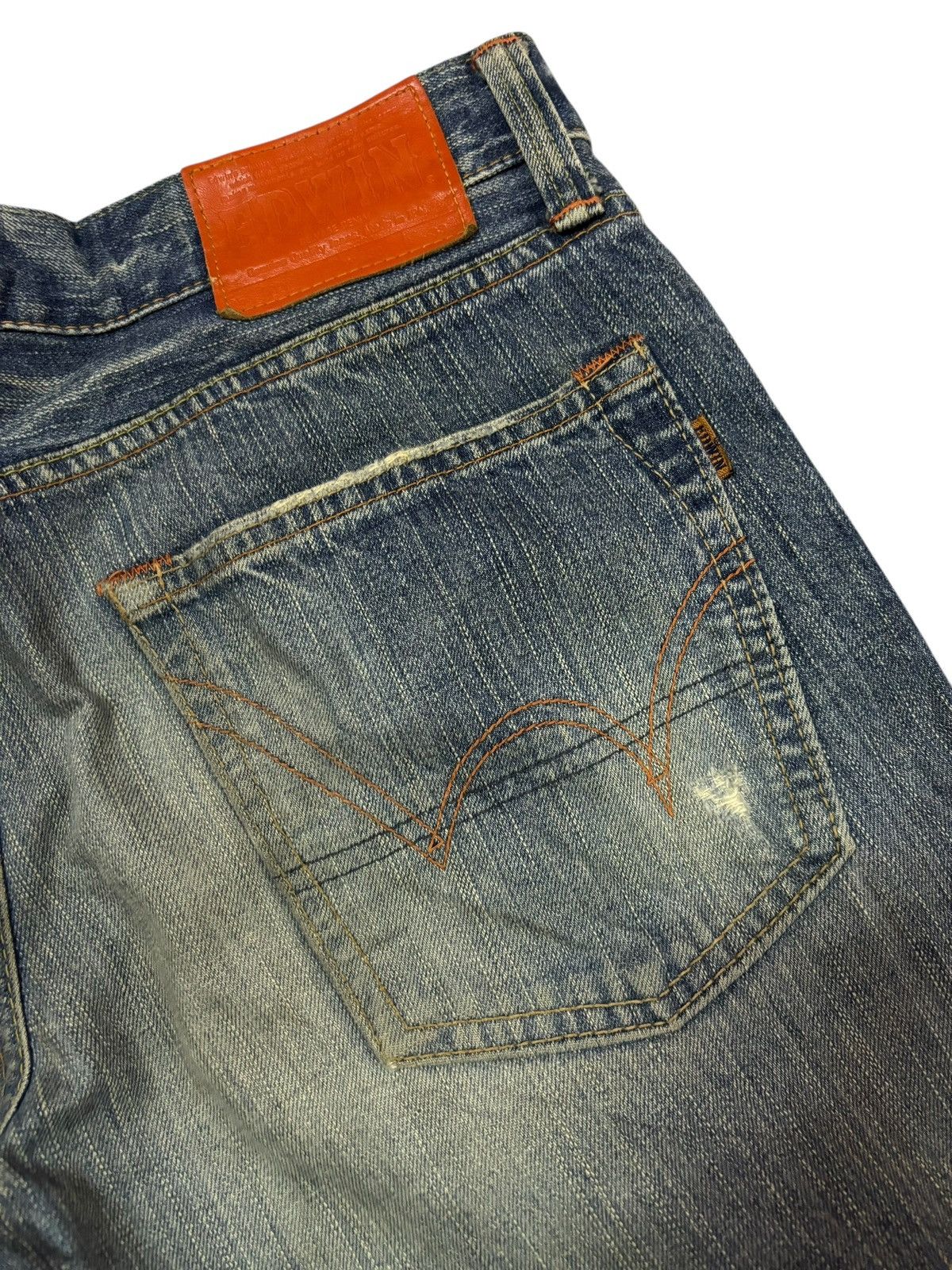 Edwin Vtg Edwin Japan 511 Grunge Distressed Jeans Size US 32 / EU 48 - 8 Thumbnail