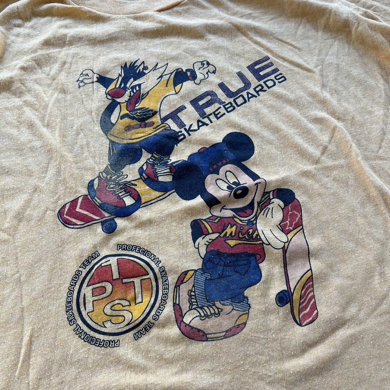 Disney × Mickey Mouse × Vintage 90s Mickey Mouse tee Size US XS / EU 42 / 0 - 5 Thumbnail