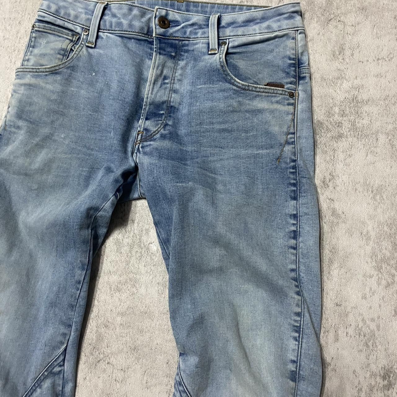 G-Star G-Star RAW Denim Jeans - blue & white #denim Size US 30 / EU 46 - 3 Thumbnail