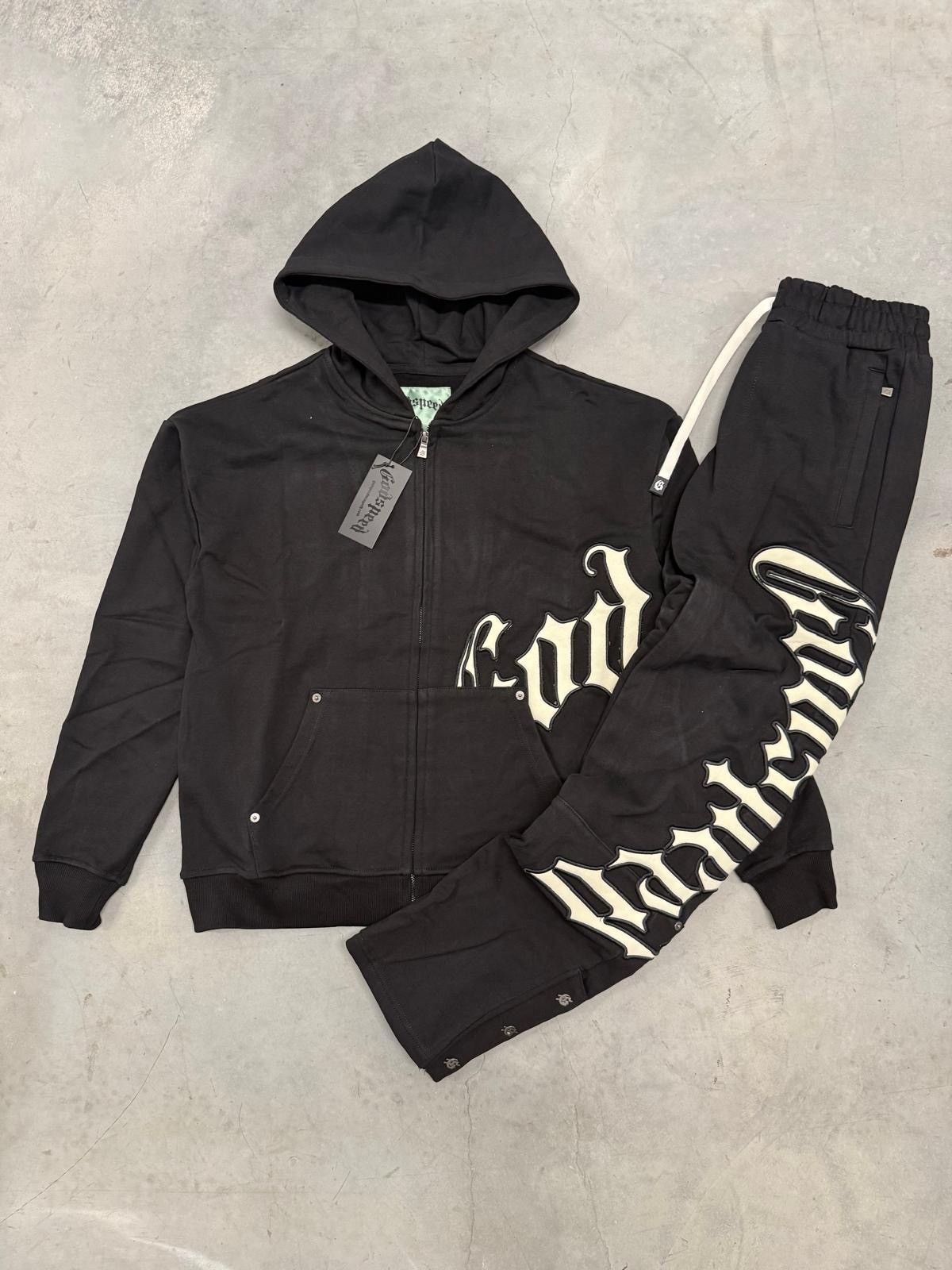 Godspeed Godspeed Black/Cream OG Logo V2 Sweatsuit Brand New Size US S / EU 44-46 / 1 - 1 Thumbnail