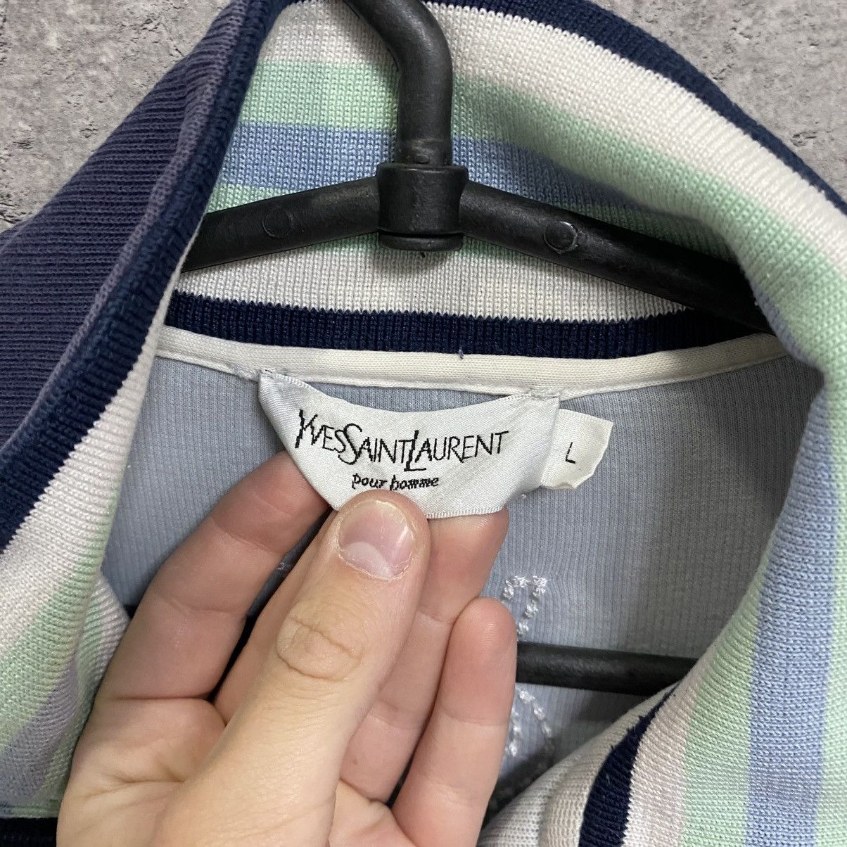 Yves Saint Laurent Vintage Yves Saint Laurent Sweatshirt Zip Up Jumper YSL Size US L / EU 52-54 / 3 - 12 Thumbnail