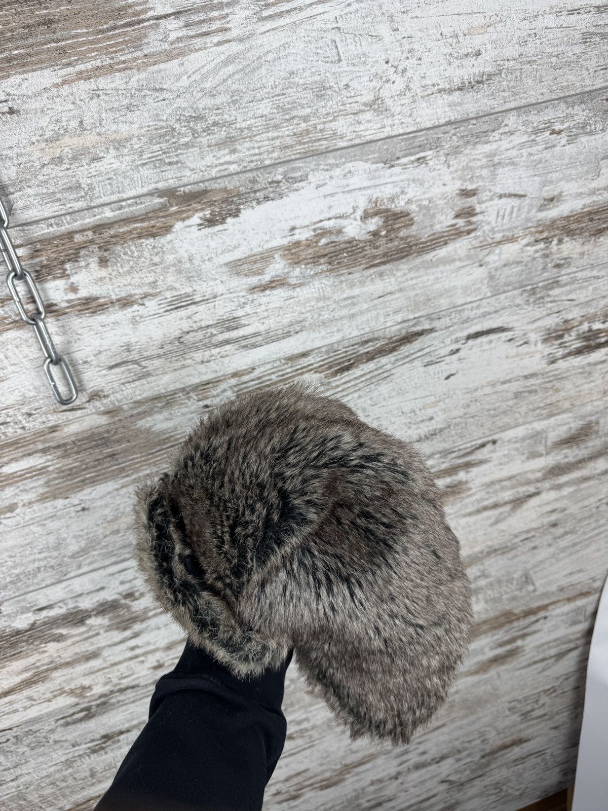 Hysteric Glamour Vintage Y2K Faux Fur Trapper Ushanka Winter Hat Fuzzy hats Size ONE SIZE - 7 Thumbnail
