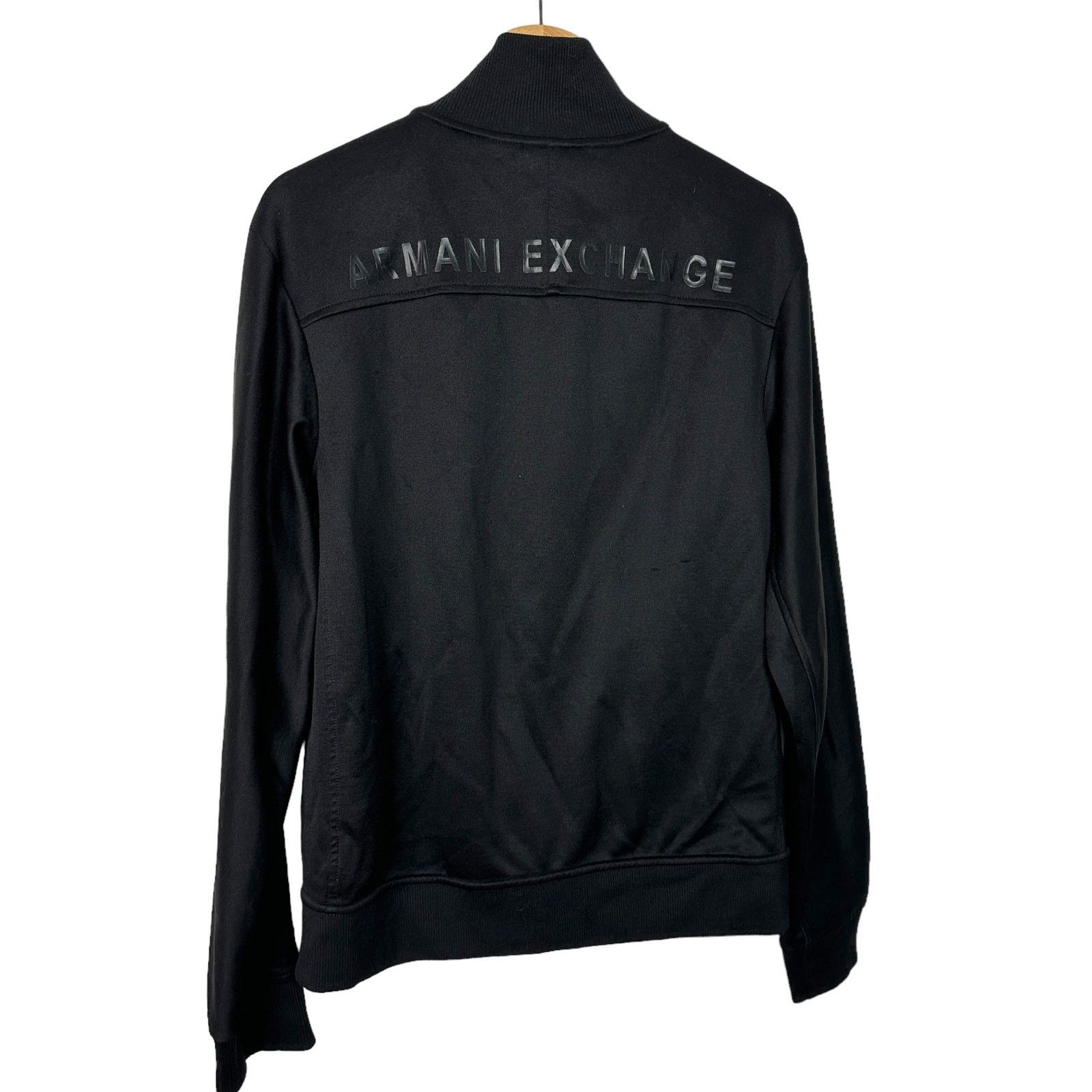 Armani Exchange Armani Exchange Black Athletic Jacket Logo Men's Medium Size US M / EU 48-50 / 2 - 3 Thumbnail