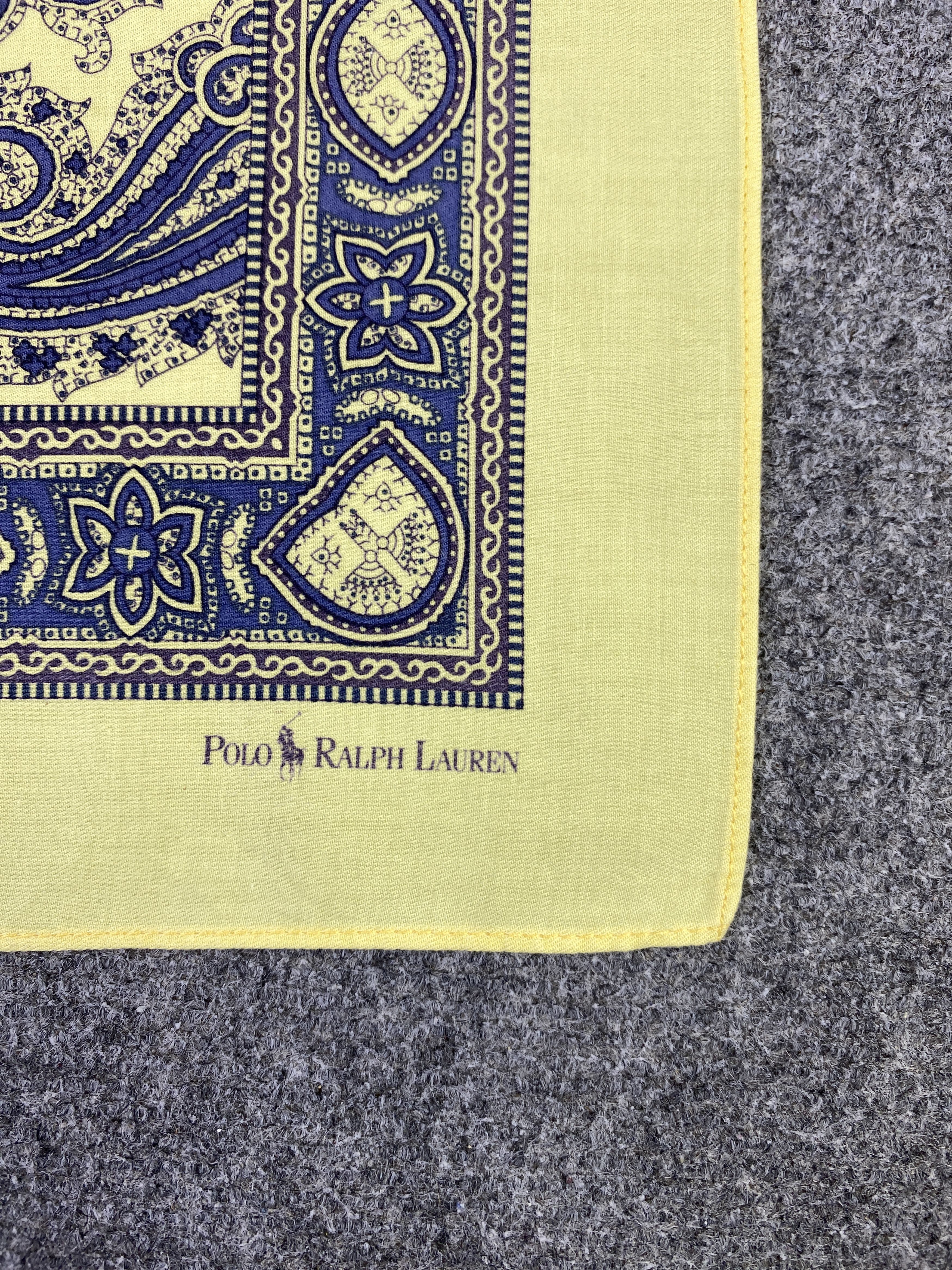 Polo Ralph Lauren Polo Ralph Lauren Paisley Handkerchief / Neckerchief KT0156 Size ONE SIZE - 6 Thumbnail