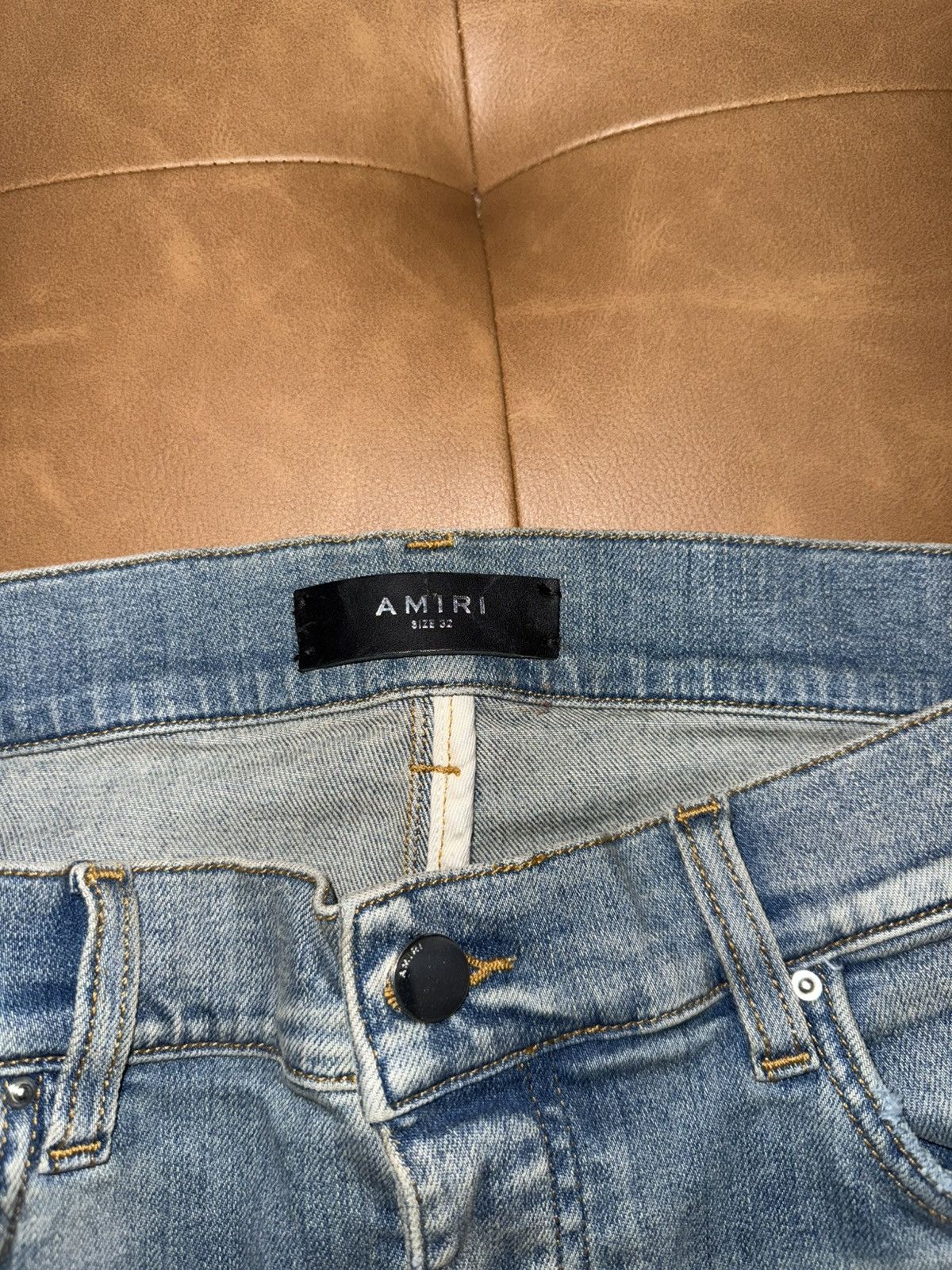 Amiri Amiri checkered patch mx1 jeans Size US 32 / EU 48 - 7 Thumbnail