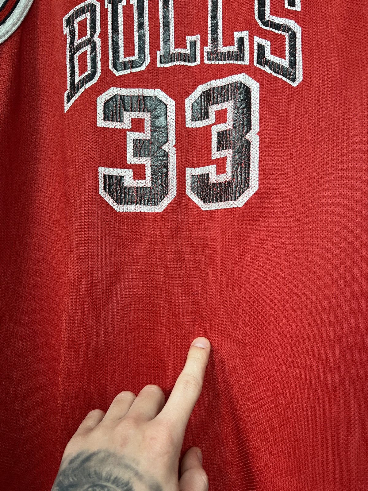 Champion Vintage Champion Chicago Bulls #33 Pippen Jersey Tank Top Size US M / EU 48-50 / 2 - 5 Thumbnail