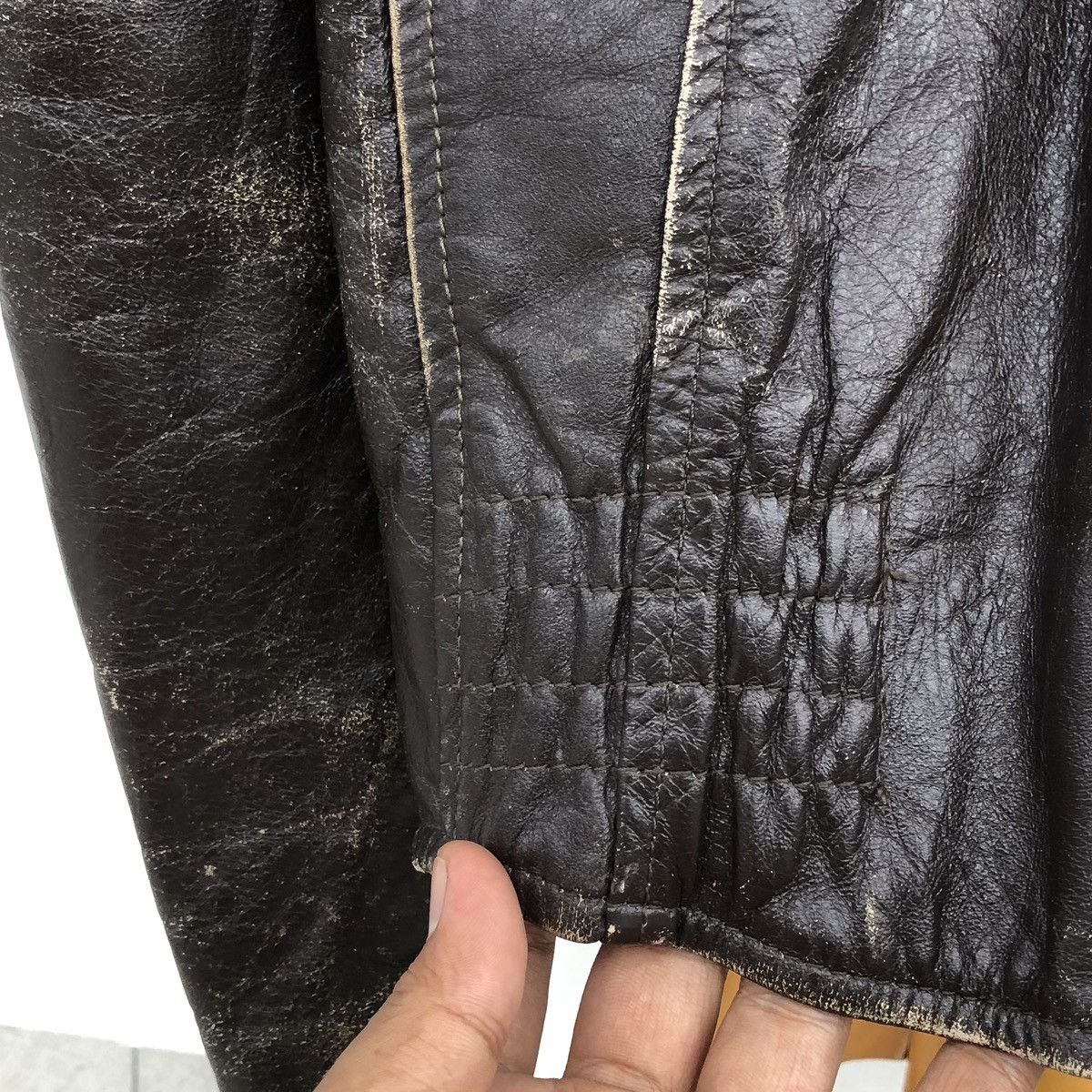 Avirex Vintage Avirex LTD Flight Leather jacket Flyer Size US M / EU 48-50 / 2 - 20 Thumbnail