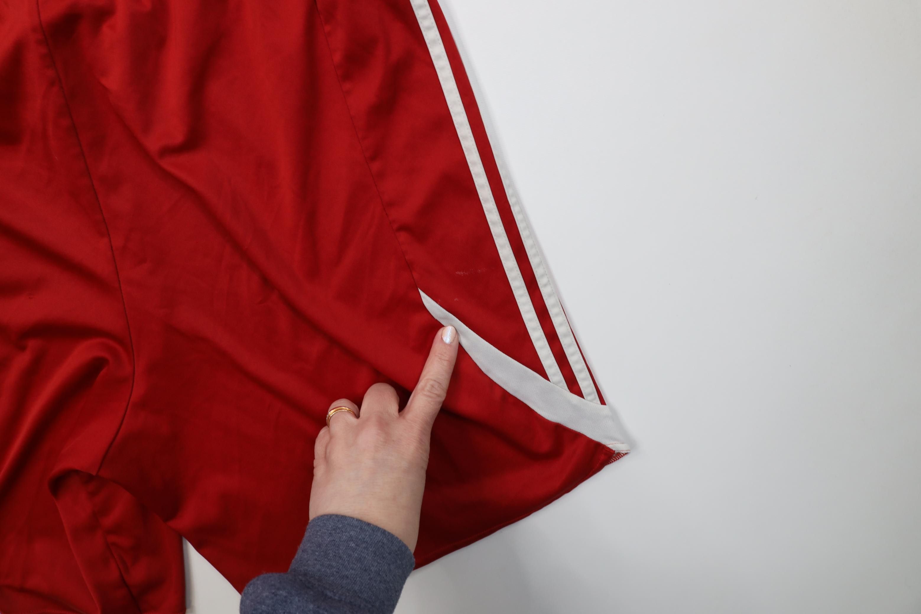 Adidas Vintage Y2K Adidas Running Jogging Soccer Shorts Red Striped Size US 34 / EU 50 - 8 Thumbnail