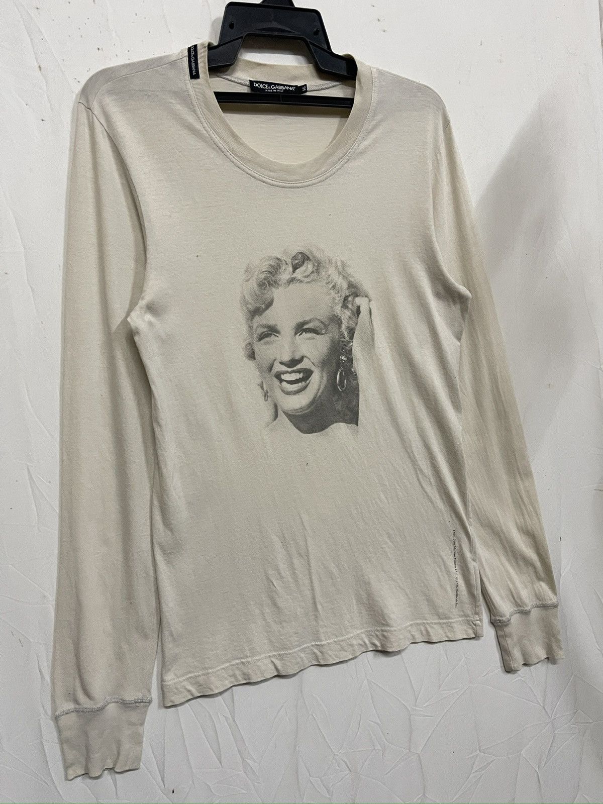 Dolce & Gabbana Grail‼️2006 DOLCE & GABBANA Marilyn Monroe long sleeve tshirt Size L / US 10 / IT 46 - 4 Thumbnail