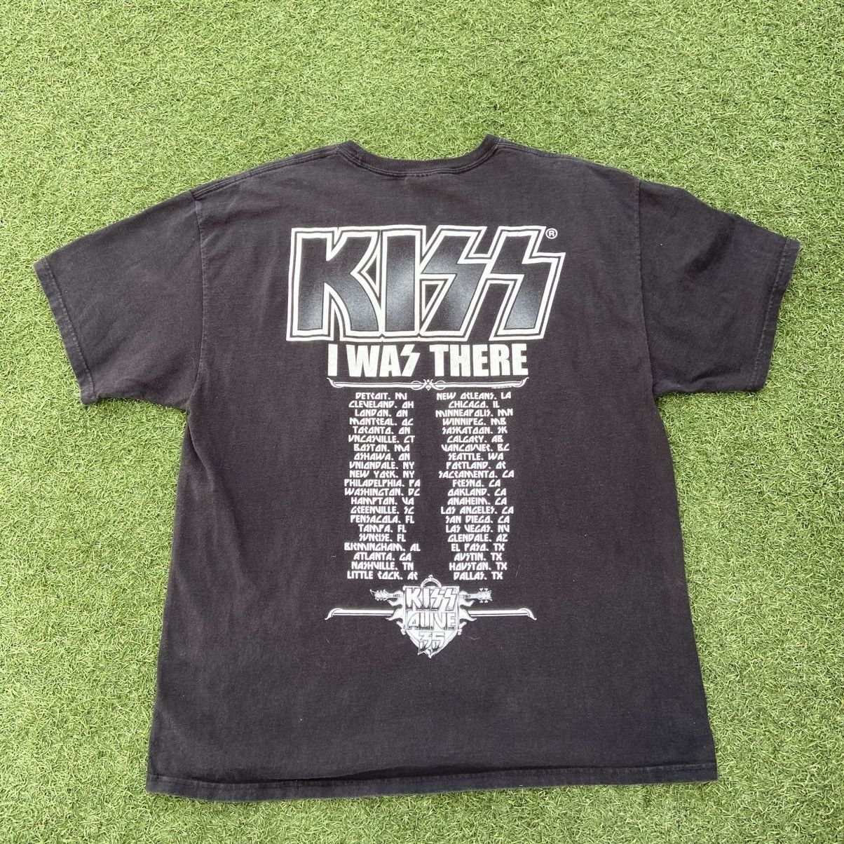 Band Tees × Vintage Vintage 2000s KISS rock band aop t shirt Size US XL / EU 56 / 4 - 4 Thumbnail