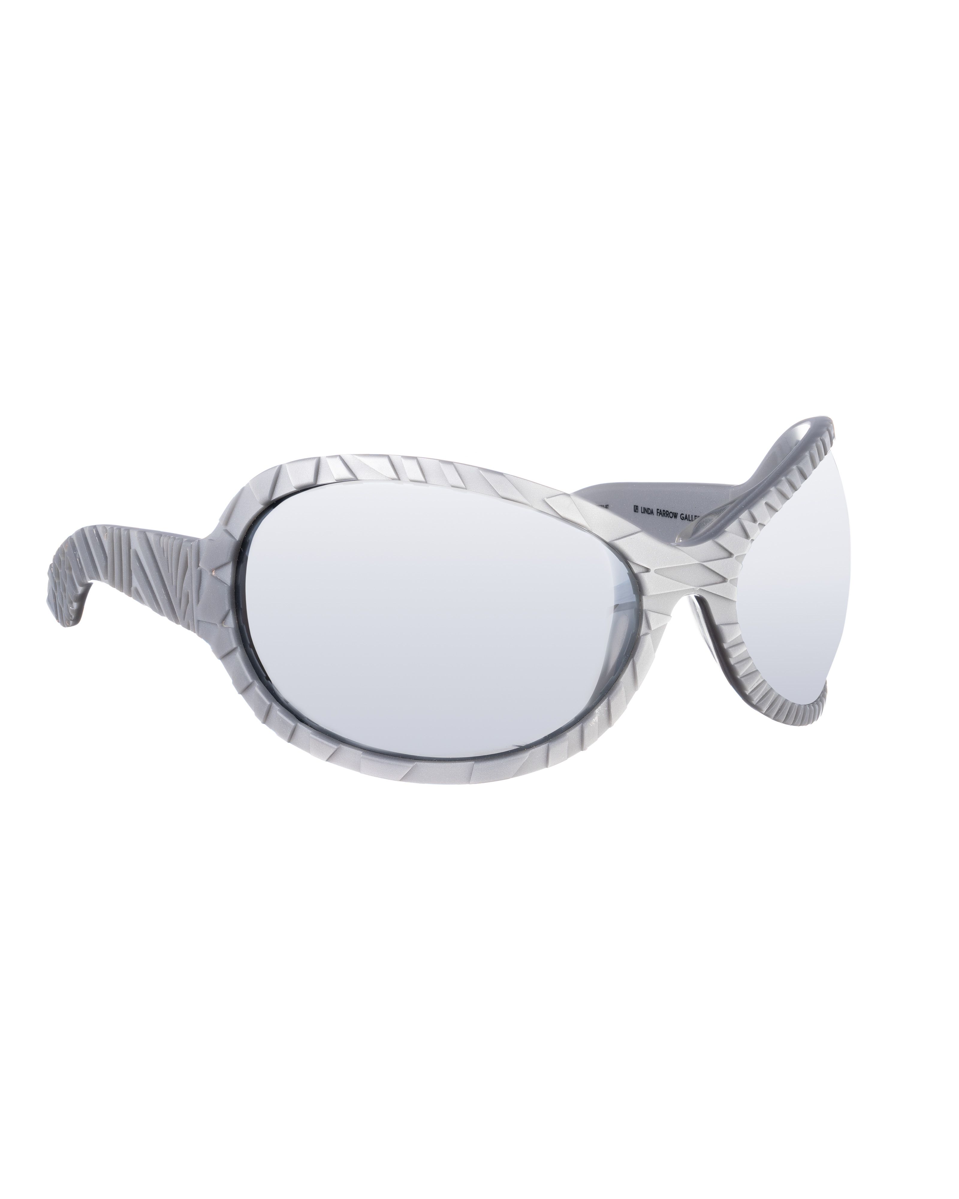 Jeremy Scott Jeremy Scott SS2013 Wraparound Gray Sunglasses Size ONE SIZE - 1 Thumbnail