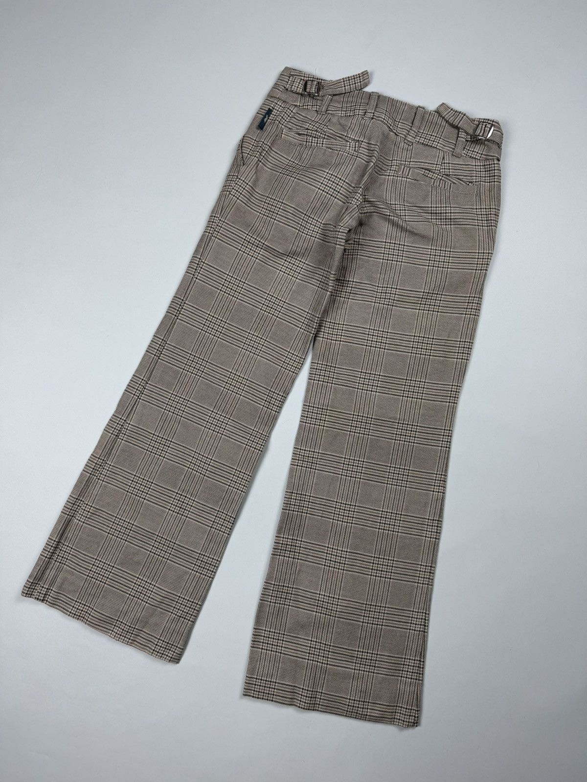 Japanese Brand × Michiko Koshino Michiko Koshino Ladies Plaid Cropped Chino Pants Trousers Size 26" / US 2 / IT 38 - 23 Thumbnail