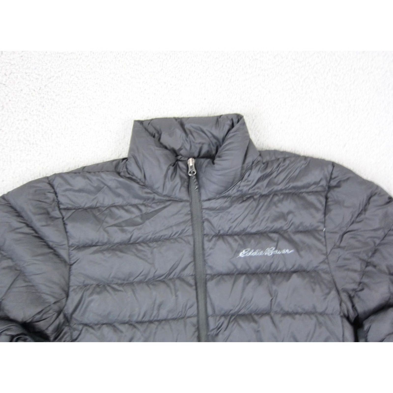 Eddie Bauer Eddie Bauer Jacket Mens Medium Black Down EB650 Insulated Zip Up Packable Full Zip Hooded Windbreaker Casual Outdoor Size US M / EU 48-50 / 2 - 2 Thumbnail