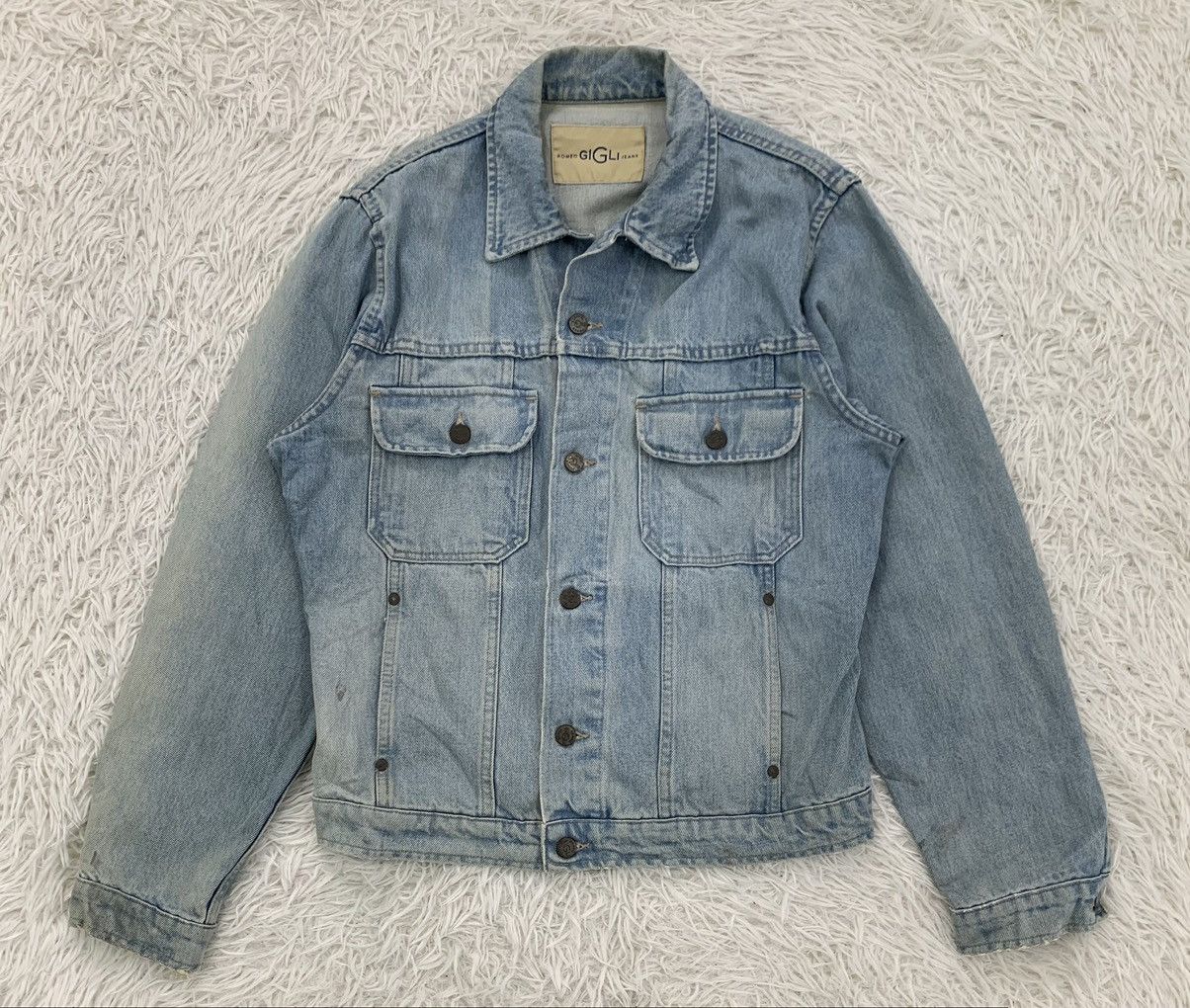 Romeo Gigli × Vintage Vintage Romeo Gigli Denim Jacket Made in Italy Size US S / EU 44-46 / 1 - 1 Thumbnail