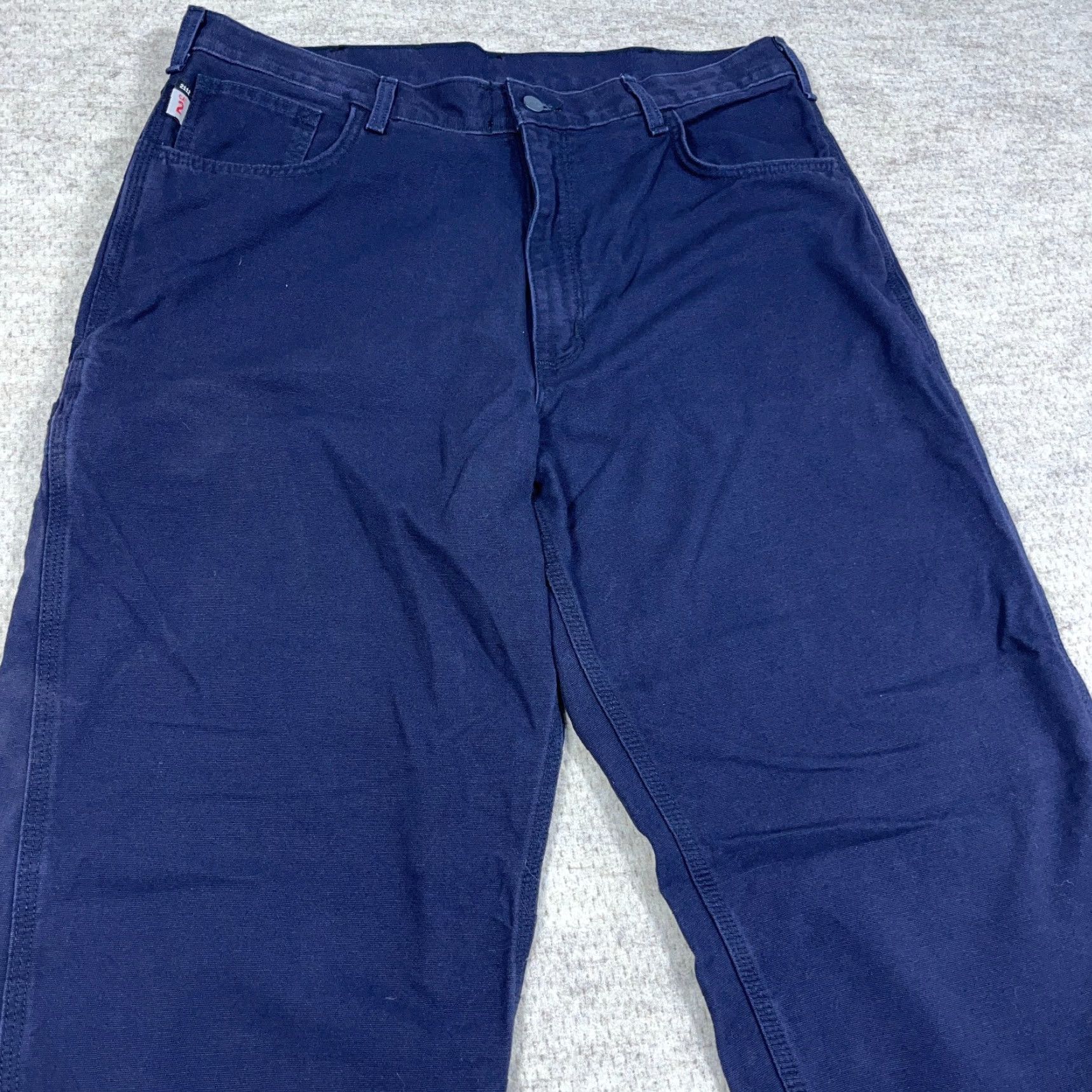 Carhartt VINTAGE Carhartt FR Jeans Mens 38x32 Loose Fit Flame Resistant FRB159 DNY Work Pants A99 Size US 38 / EU 54 - 5 Thumbnail
