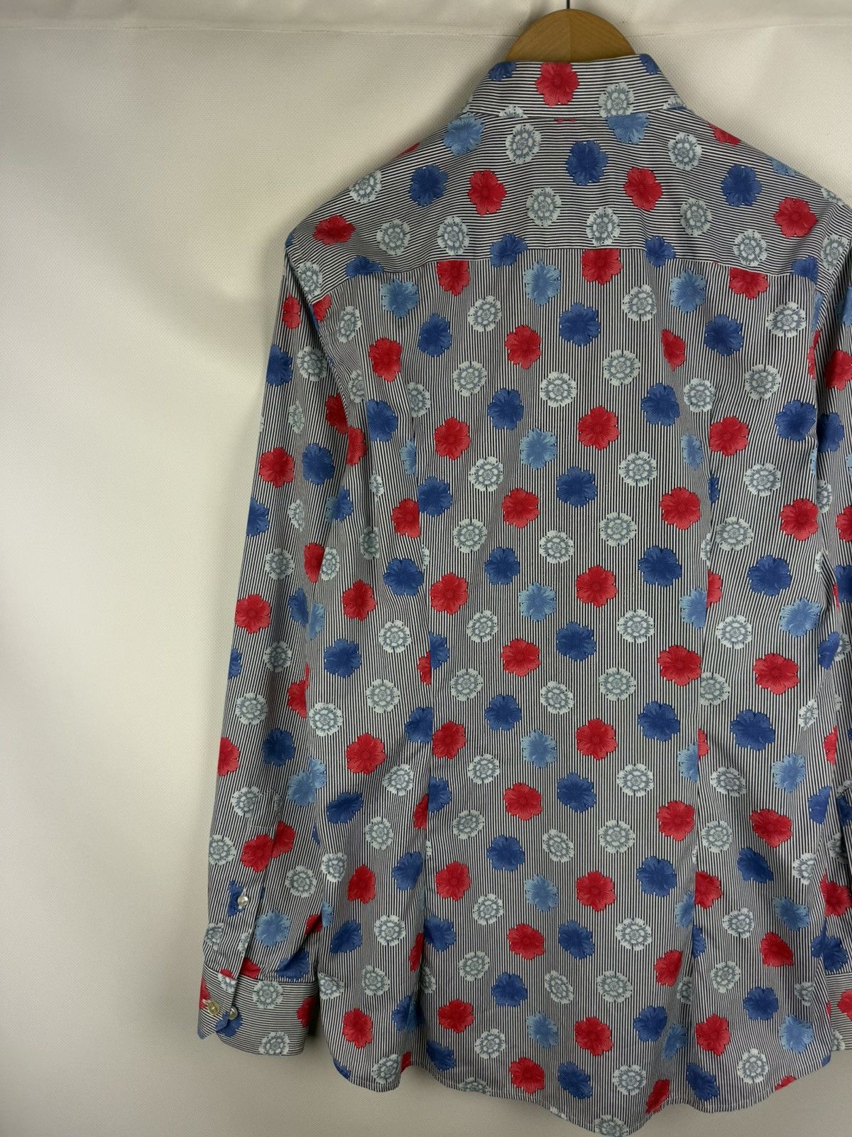 Eton Eton Contemporary Long Sleeve Floral Pattern Button Up Shirt Size US L / EU 52-54 / 3 - 15 Thumbnail