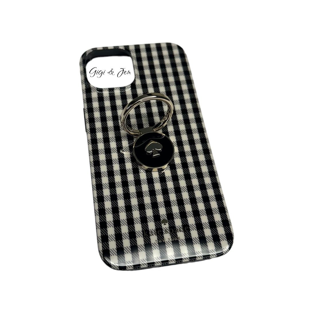 Kate Spade Kate Spade Jazzy Gingham Stability Ring iPhone 14 Case Size ONE SIZE - 3 Thumbnail