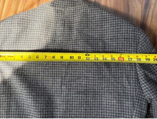 Orvis Orvis Houndstooth Wool Blazer Sport Coat Herringbone Classic Size 40R - 6 Thumbnail