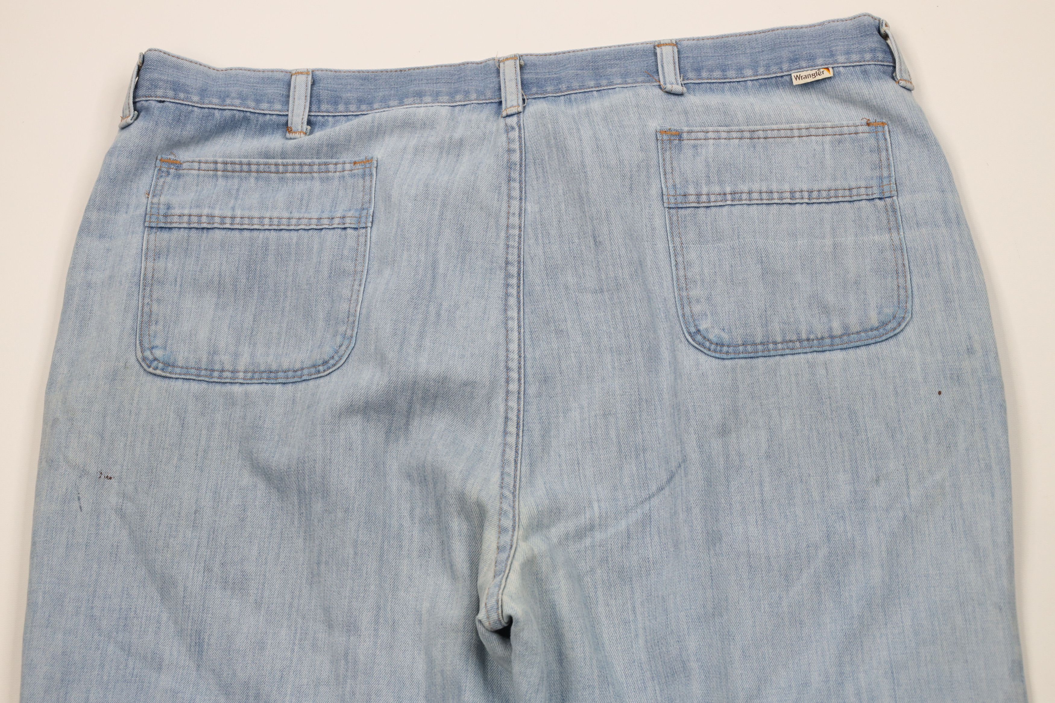 Wrangler Vintage 70s Wrangler Flared Bell Bottoms Denim Jeans USA Size US 40 / EU 56 - 12 Thumbnail