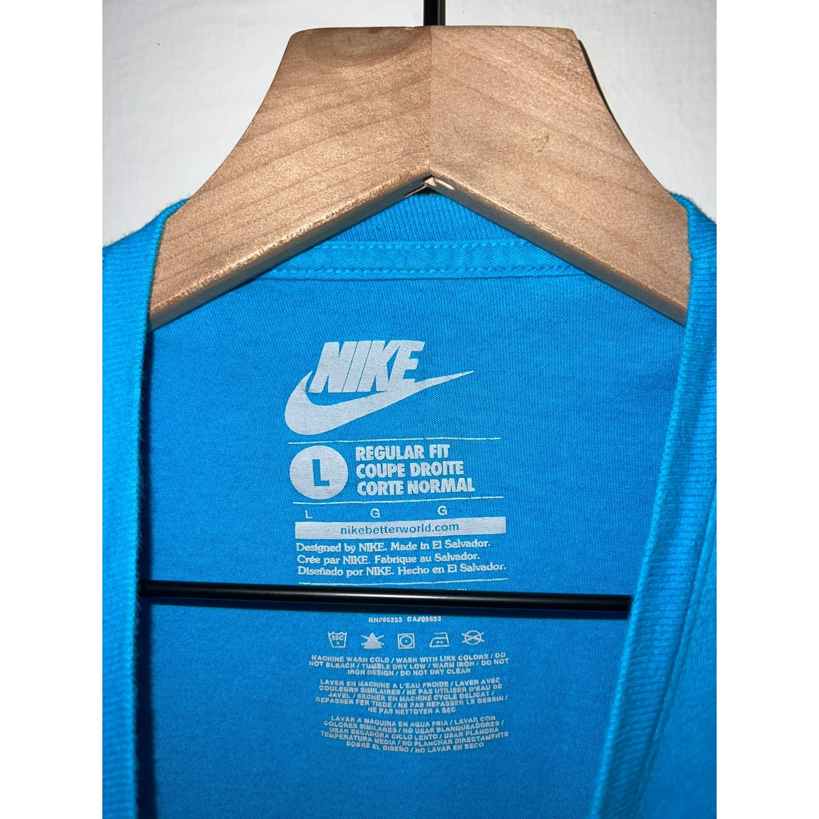 Nike Retro Nike Just Do It Blue Graphic Shirt Tee M Medium Size US M / EU 48-50 / 2 - 6 Thumbnail