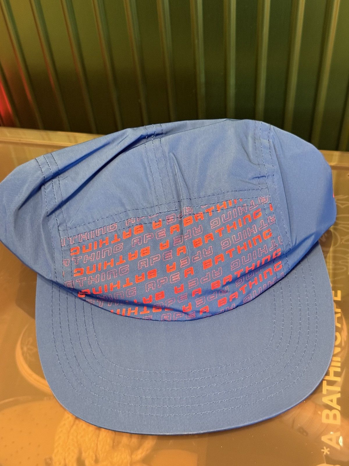 Bape A Bathing Ape Blue Hat Adjustable Size ONE SIZE - 1 Thumbnail