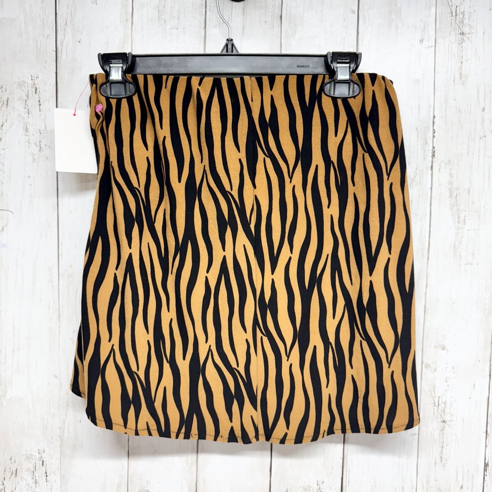 Show Me Your MuMu Show Me Your Mumu Skirt Medium Why Knot Taupe Tiger Mini Size 29" - 5 Thumbnail