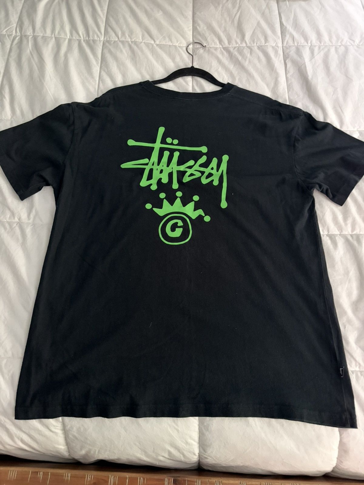 Stussy Stussy Basic Stussy Tee Black Large Preowned Size US L / EU 52-54 / 3 - 4 Thumbnail