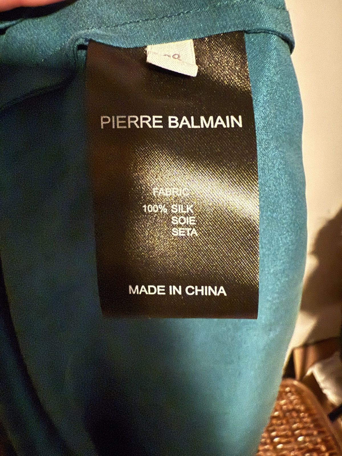 Pierre Balmain Pierre Balmain Quilted shoulder long sleeve dress Size S / US 4 / IT 40 - 10 Thumbnail