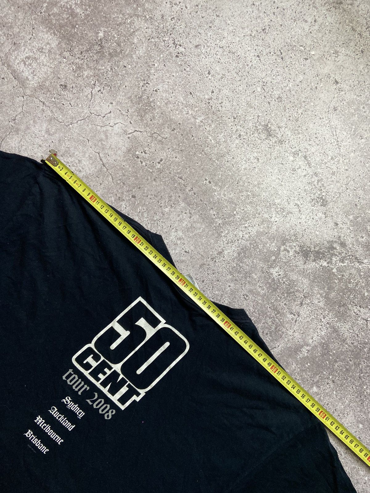 50 Cent × Rap Tees × Vintage Vintage 50 Cent Curtis 2008 Tour Tee Size US XL / EU 56 / 4 - 7 Thumbnail