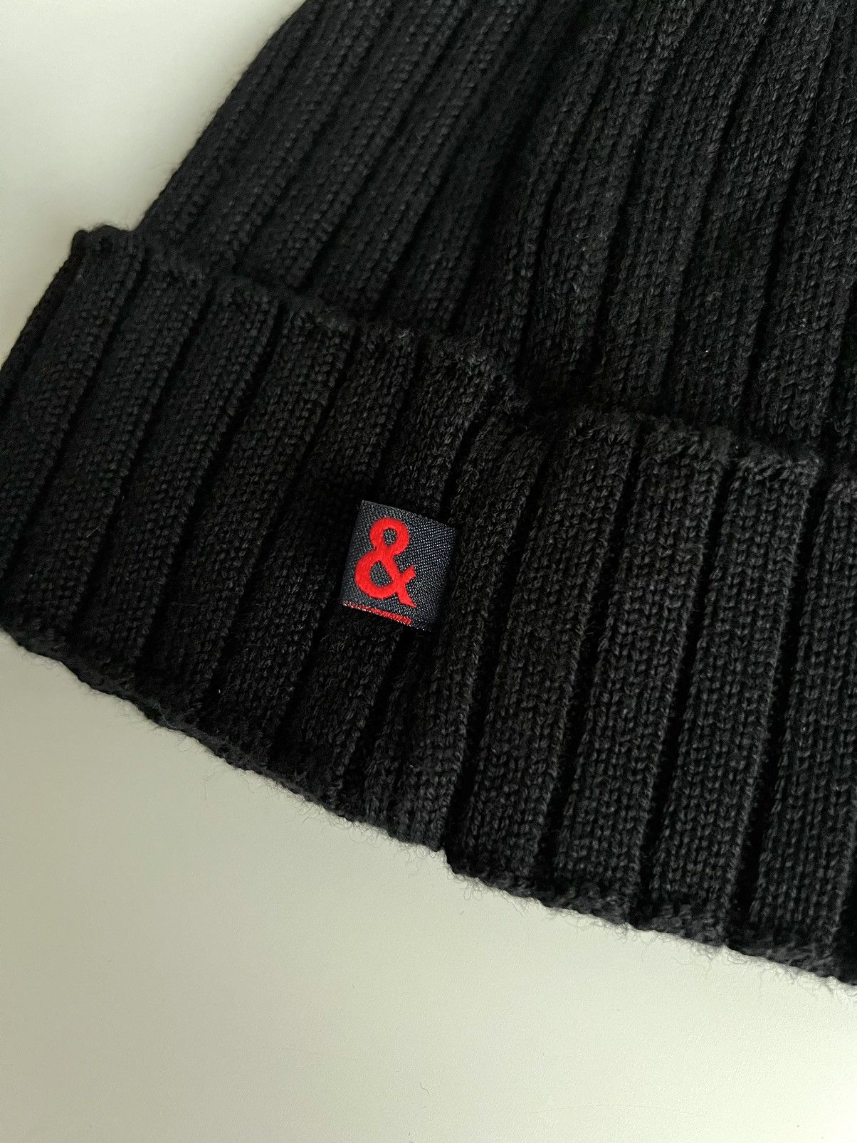 Dolce & Gabbana × Vintage Vintage 1990s Dolce&Gabbana Jeans Merino Blend Beanie Hat Size ONE SIZE - 6 Thumbnail