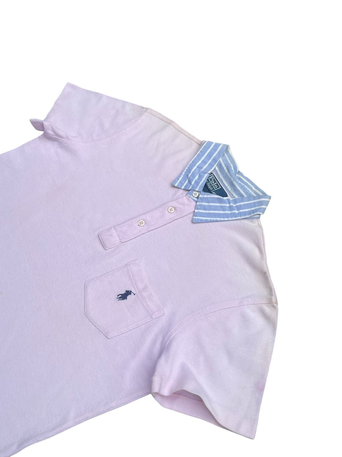 Designer × Polo Ralph Lauren × Vintage Vintage Polo Ralph Lauren Pocket Polo Size US M / EU 48-50 / 2 - 2 Thumbnail