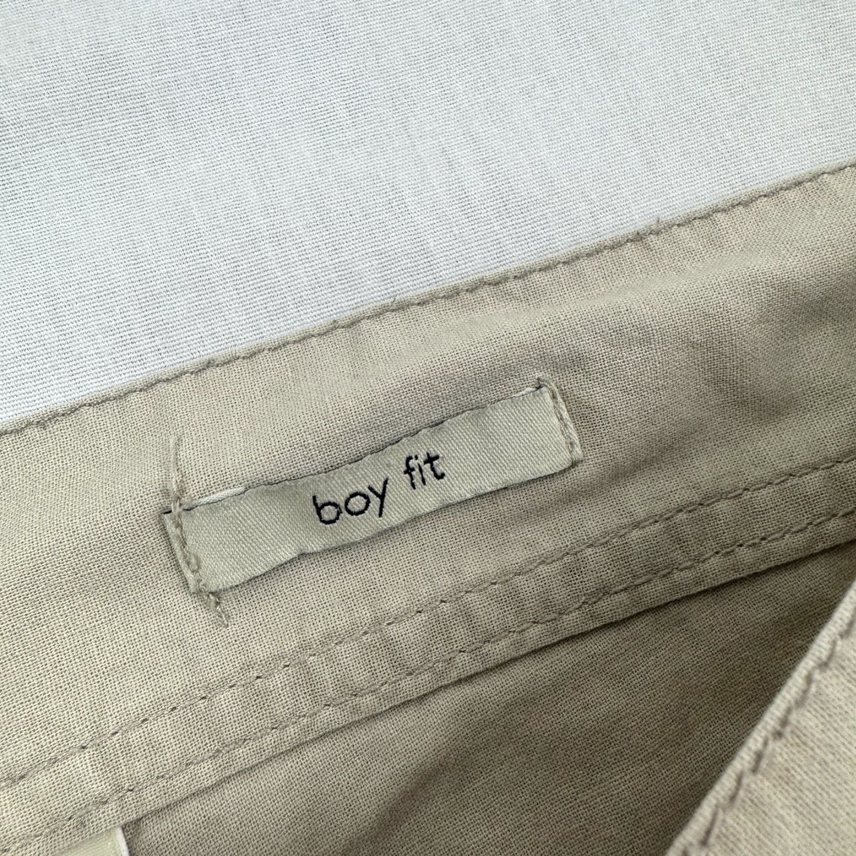 Vintage VINTAGE UNIONBAY Cargo Shorts Womens 15 Khaki Hipster Y2K Boy Fit Size 36" / US 14 / IT 50 - 3 Thumbnail