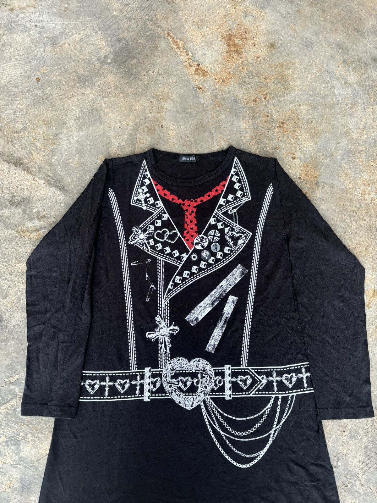 Hysteric Glamour × If Six Was Nine × Japanese Brand Y2k Alpha flat Ifsixwasnine Punk style Longsleeve Size US XL / EU 56 / 4 - 2 Thumbnail