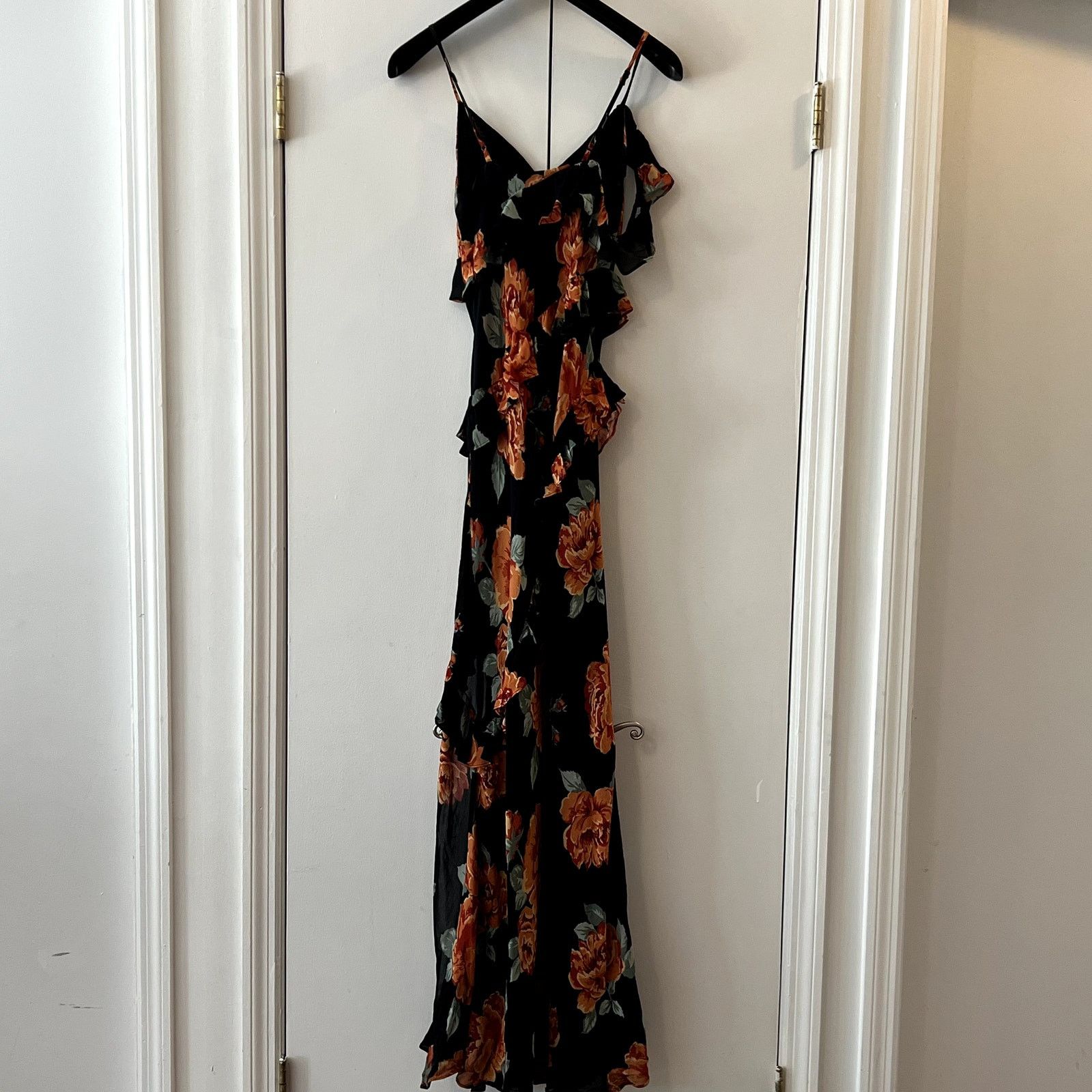 Reformation Reformation Elysia Maxi Dress Consuelo black floral Size XS / US 0-2 / IT 36-38 - 9 Thumbnail