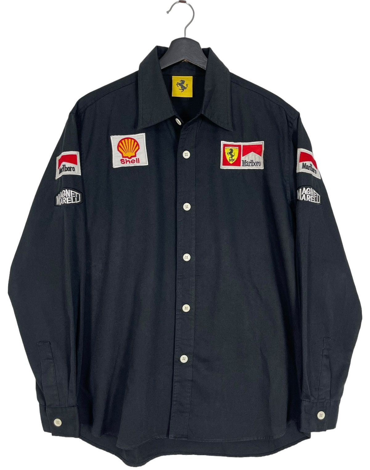 Ferrari × Formula 1 × Marlboro 2000s Vintage Ferarri Marlboro Shirt Size US L / EU 52-54 / 3 - 1 Thumbnail