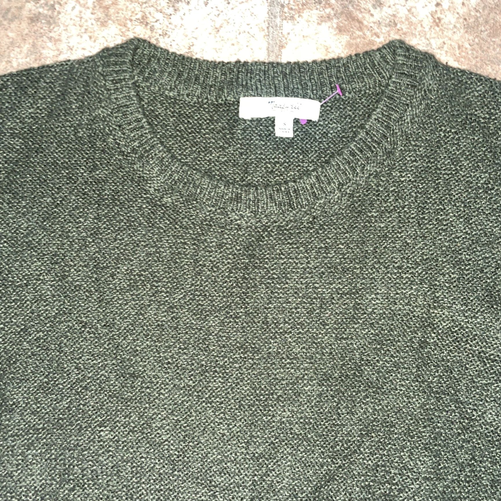Madewell Madewell Sweater Crew Neck Green Womens S Pullover Size S / US 4 / IT 40 - 2 Thumbnail