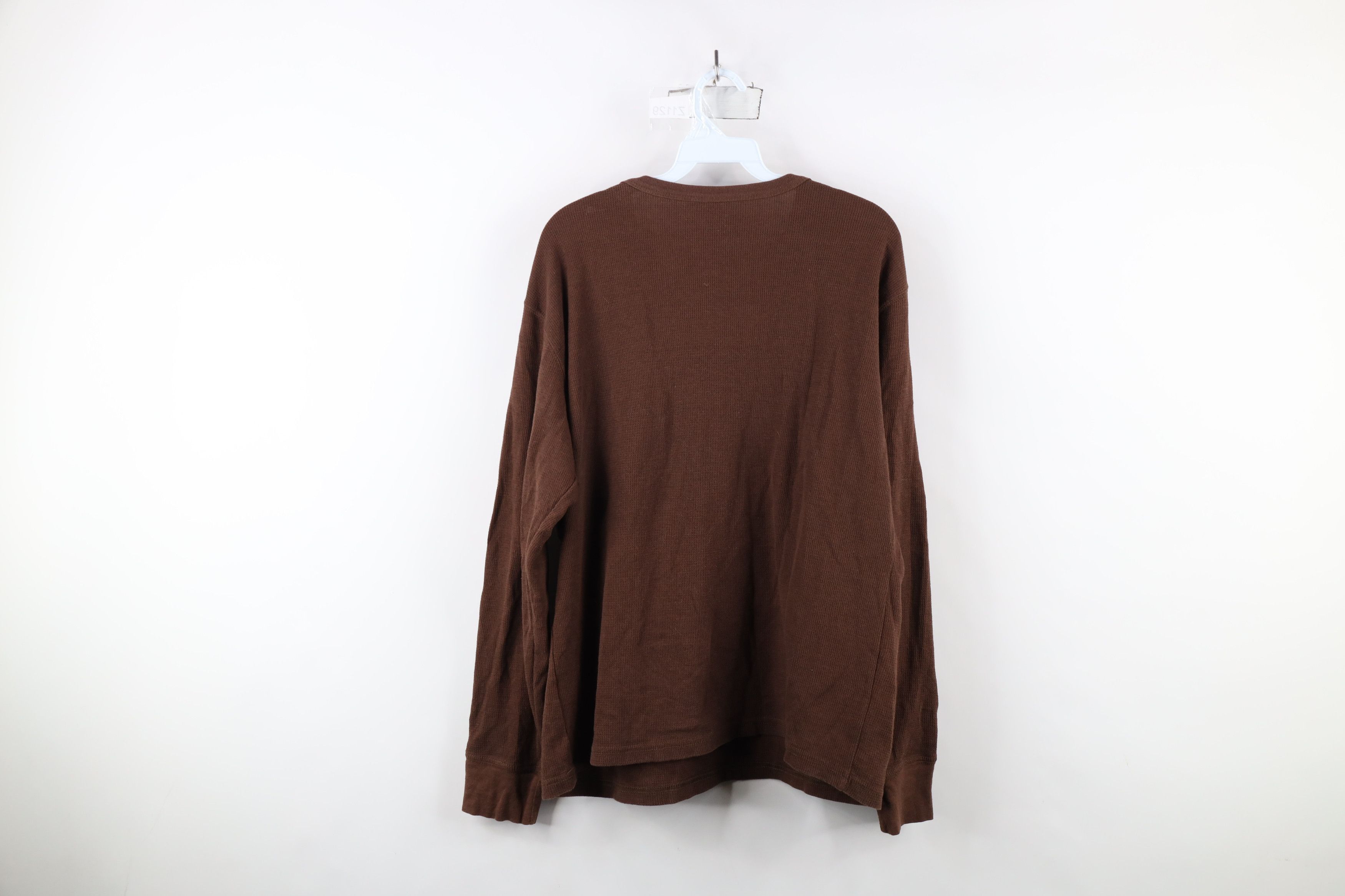 Vintage Vintage 90s Y2K Jimi Hendrix Waffle Knit Long Sleeve T-Shirt Size US XL / EU 56 / 4 - 11 Thumbnail