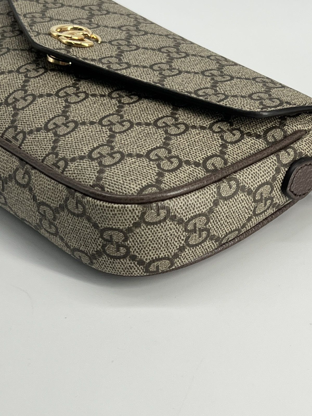Gucci Gucci Ophidia Mini GG Supreme Canvas Shoulder Bag Size ONE SIZE - 9 Thumbnail